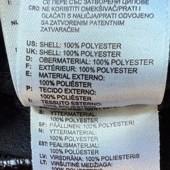 Adidas Kids Medium Black Joggers with White Stripes - Picture 3 of 5